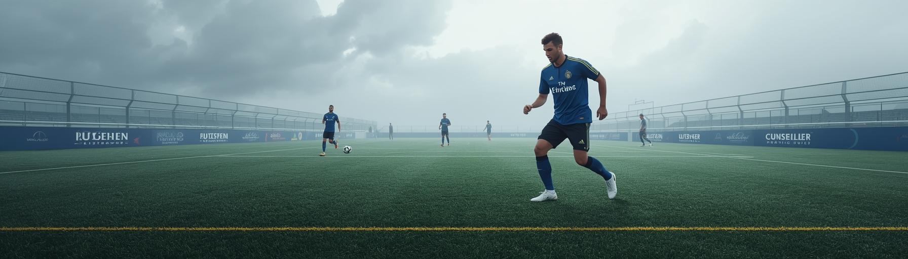Trikot, Trainings und Bandenwerbung inklusive Zahlen